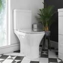 Patello Bathroom Comfort Height Toilet with thin seat
