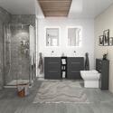 Grey Bathroom Shower Suite