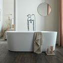 Axbridge Traditional Bath Shower Mixer Floor Cross