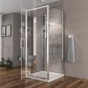 3 sided small shower for small bathrooms