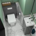 Extra Product Image For Jivana Cloakroom Suite Grey 3