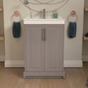 Tradtional Cashmere vanity unit with deep basin 