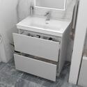 Handless Bathroom Furniture with soft-closing drawers 