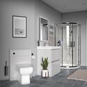 Bathroom Shower Suite in Pearl Grey