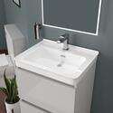 Light Grey bathroom furniture vanity unit with basin