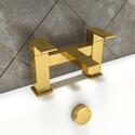 Bathroom Bath Filler Tap in Brushed Gold