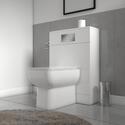Extra Product Image For Jivana Suite Straight Bath White Sink Unit Back To Wall Toilet 2