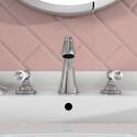 Clarice Traditional Chrome 3 Hole Mixer Tap Lever