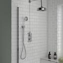 Extra Product Image For Carmel Traditional Chrome Thermostatic Shower Valve Dual 1