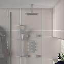 Product Image for Ribble 3 Outlet Shower Set with Shower Head (Ceiling Mounted), Handset Slider Kit, Bath Filler or Body Jets