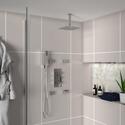 Ribble 3 Way Ceiling Shower Set with Handset and Slider Rail