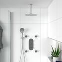 Tweed 3 Outlet Ceiling Shower Set with Slider Handset Kit