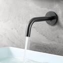 JTP Vos Brushed Black Spout for Bath or Basin 150mm
