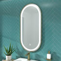 Extra Product Image For Bc Oval Led Mirror With Gold Frame 1000 X 500Mm 3