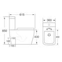 Extra Product Image For Laverne Comfort Height Toilet Dimensions Min 1