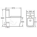 Extra Product Image For Laverne Standard Height Toilet Dimensions Min 1