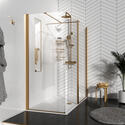 Extra Product Image For Radiant Gold Hinged Walkin Corner Shower Enclosure 2