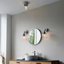 Decorative Flush Ceiling Light: 1 Bulb