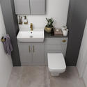 Oliver Gold 1100 Fitted Cloakroom Suite