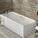 Rockall Single-ended Bath with Twin Grips and Optional Beauforte Reinforcement: 1600, 1700