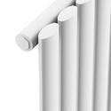 miralay vertical single white designer radiator