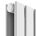 padish horizontal double white designer radiator