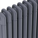 faye 3 column horizontal anthracite designer radiator