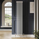 faye 3 column vertical white designer radiator