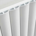 ahtar white aluminium vertical radiator