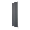 ahtar anthracite aluminium vertical radiator