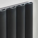 ahtar anthracite aluminium vertical radiator