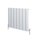 ahtar white aluminium horizontal radiator