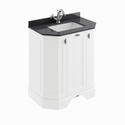 bayswater victrion 750 nimbus white vanity unit with marble top