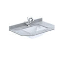 Image for Bayswater Victrion 750 Nimbus White Vanity Unit with Marble Top