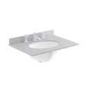 Image for Bayswater Victrion 600 Nimbus White Vanity Unit with Marble Top