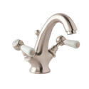bayswater victrion brushed nickel lever mono basin mixer tap