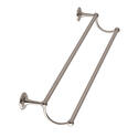 bayswater victrion brushed nickel double towel rail