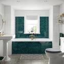bc designs lambert 1700 white double-ended bath