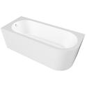 bc designs ancorner white corner bath lh