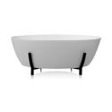bc designs esseta matt white freestanding bath 1510 x 760mm