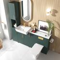 Top view of oliver gold 1700 green furniture tallboy suite