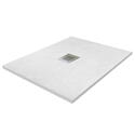 alan 900 x 900 square white slate tray 26mm