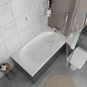 oliver anthracite 1100 fitted furniture small bath suite chrome handles