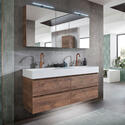 pelipal pcon select i 1420mm double vanity unit with azzurra basin & four drawers