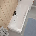 vernwy 1700x750 double ended whirlpool bath black jets