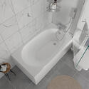 oliver navy blue 1100 fitted furniture small bath suite chrome handles