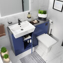 oliver 1100 navy blue fitted furniture unit black