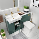 oliver green 1100 fitted furniture unit gold