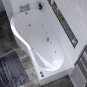 Ethan 1700pshaped 6 Jetwhirlpool Shower Bath (lh)