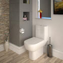 Extra Product Image For L Shape Bath Suite S600 4 Piece Toilet Set And Cube Deluxe Shower Valve 3